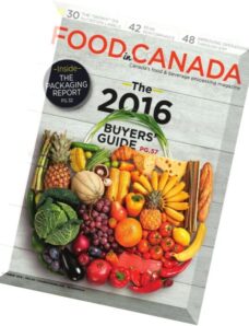 Food In Canada – October 2015