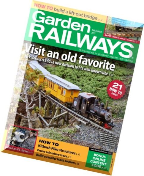 Garden Railways — December 2015