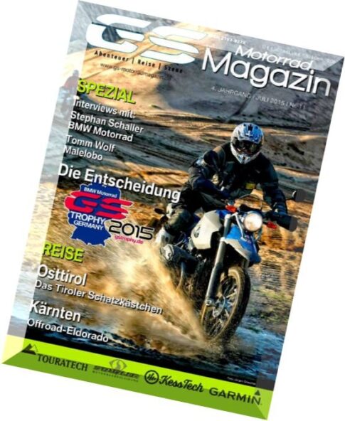 GS Motorrad Magazin — Juli 2015