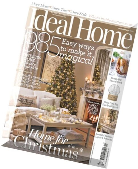 Ideal Home UK — December 2015