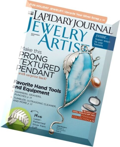 Lapidary Journal Jewelry Artist – November 2015