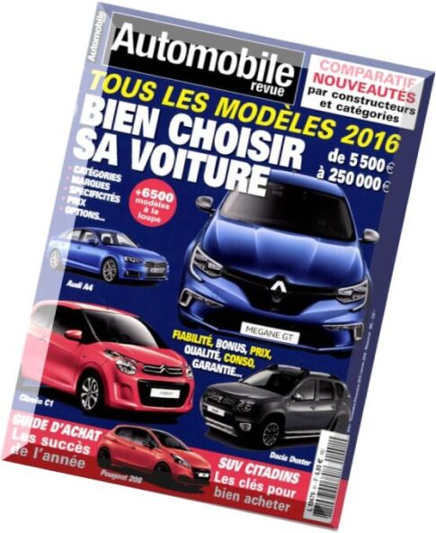L’Automobile Revue — Novembre 2015 — Janveir 2016