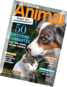 Magazine Animal – Novembre 2015