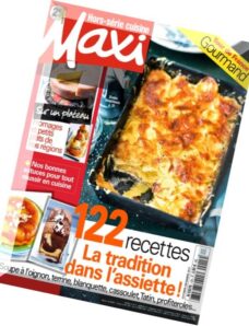 Maxi Hors Serie Cuisine — Novembre-Decembre 2015