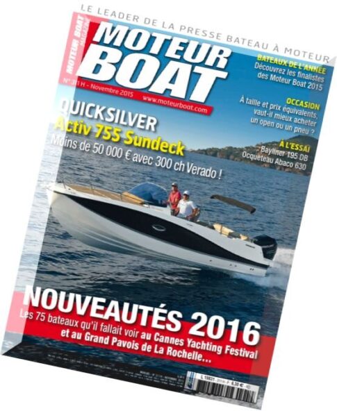Moteur Boat – Novembre 2015