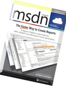 MSDN Magazine – October 2015