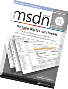 MSDN Magazine – September 2015