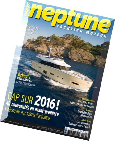 Neptune Yachting Moteur – Septembre 2015