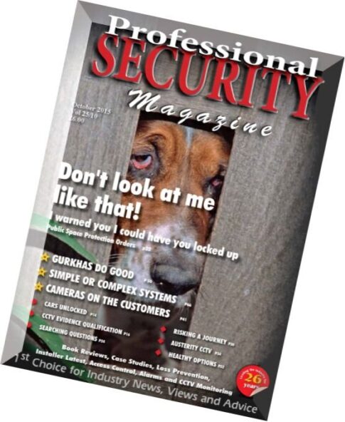 Professional Security — October 2015