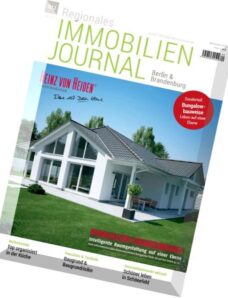 Regionales Immobilien Journal Berlin & Brandenburg — September 2015