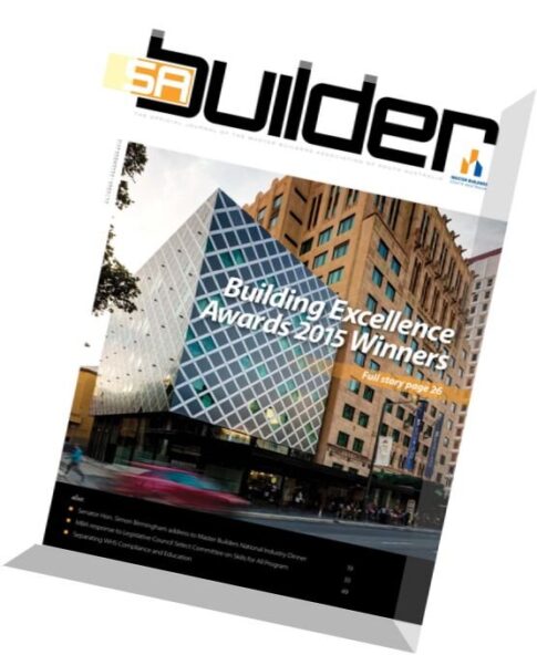 SA Builder Magazine – October-December 2015