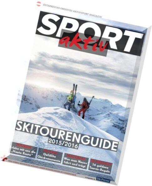 Sport Aktiv – Skitourenguide 2015-2016