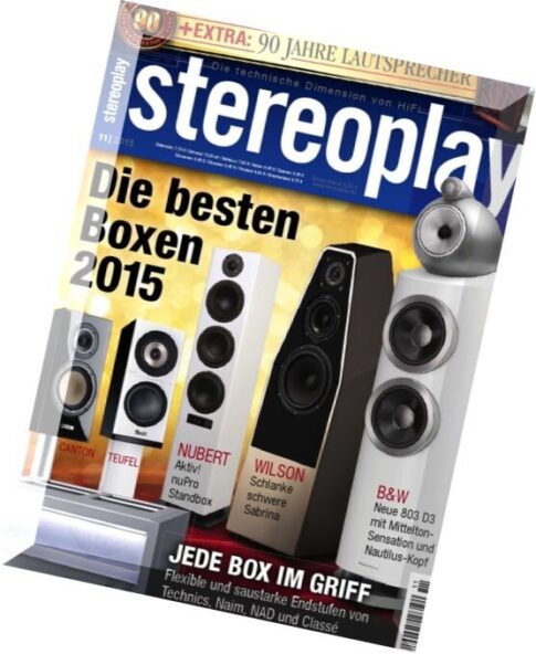 Stereoplay Magazin – November 2015
