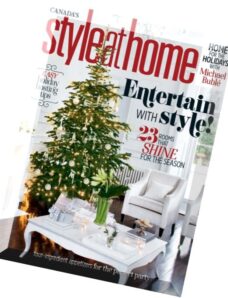 Style at Home Canada — December 2015