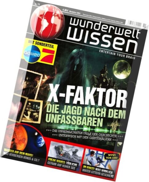 Wunderwelt Wissen Magazin — November 2015