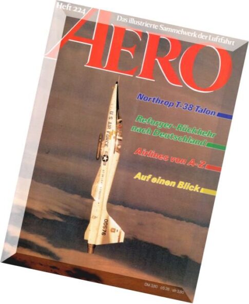 Aero Das Illustrierte Sammelwerk der Luftfahrt N 224