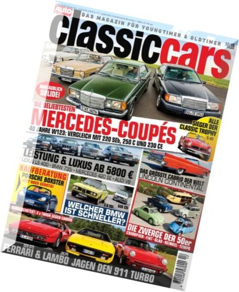 Auto Zeitung Classic Cars — N 12, 2015