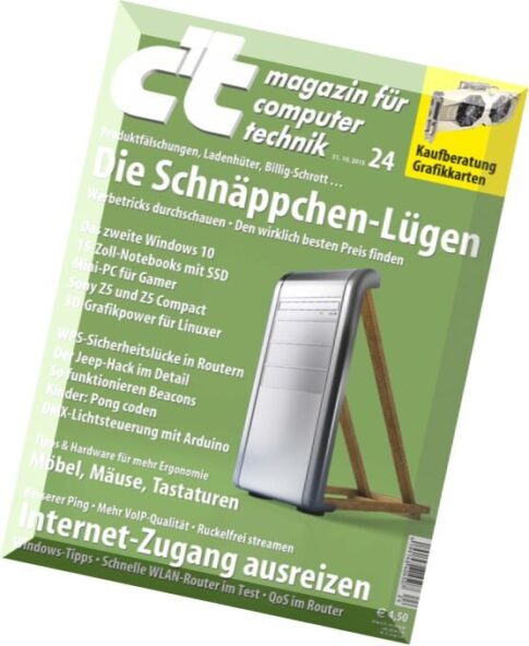 c’t Magazin – N 24, 31 November 2015
