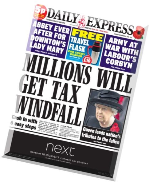 Daily Express — 9 November 2015