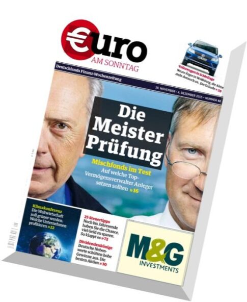 Euro am Sonntag Magazin — N 48, 28 November 2015