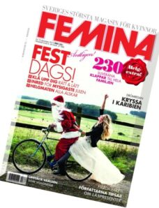 Femina Sweden – December 2015