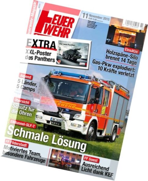Feuerwehr Magazin – November 2015