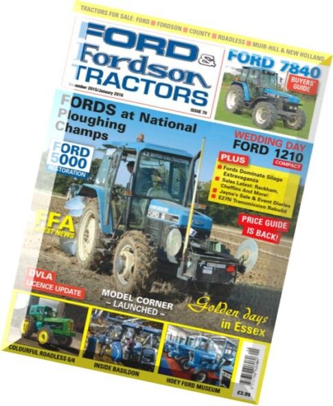 Ford & Fordson Tractors – December 2015 – January 2016