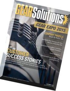 GEAR Solutions — October 2015
