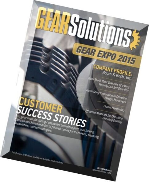 GEAR Solutions – October 2015