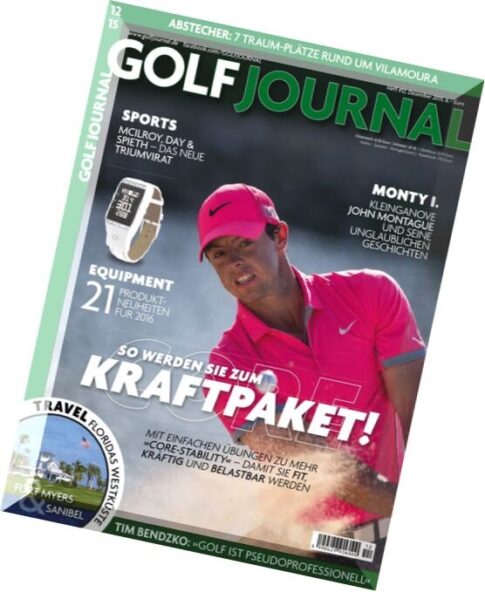 Golfjournal Sportmagazin – Dezember 2015