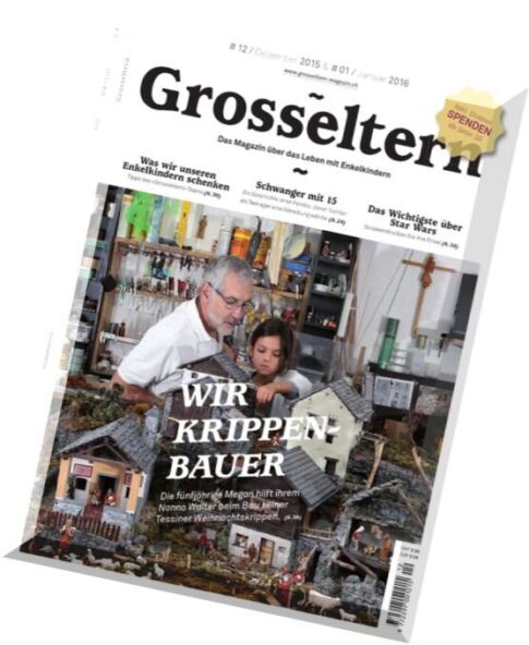 Grosseltern Magazin — Dezember 2015-Januar 2016