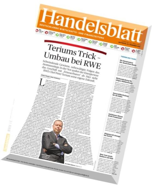Handelsblatt — 02 Dezember 2015
