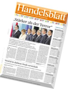 Handelsblatt – 17 November 2015