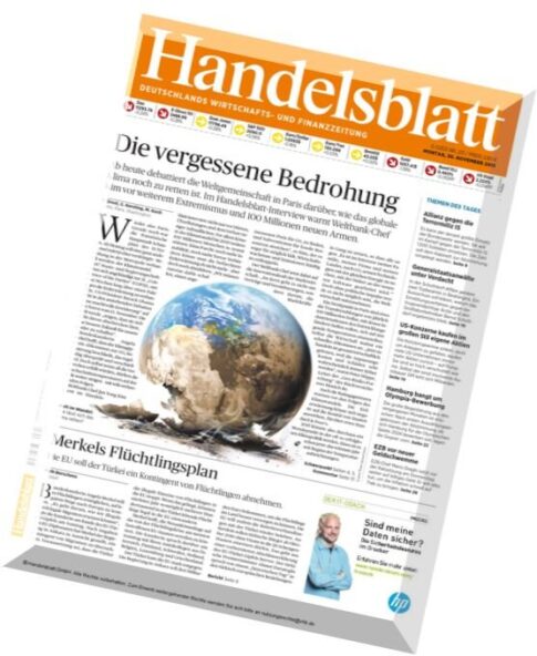 Handelsblatt – 30 November 2015