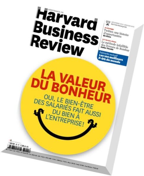 Harvard Business Review — Decembre 2015 — Janvier 2016