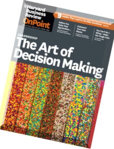 Harvard Business Review OnPoint – Winter 2015