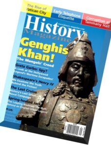 History Magazine — August-September 2010