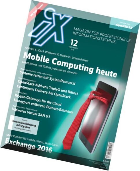iX Magazin – Dezember 2015