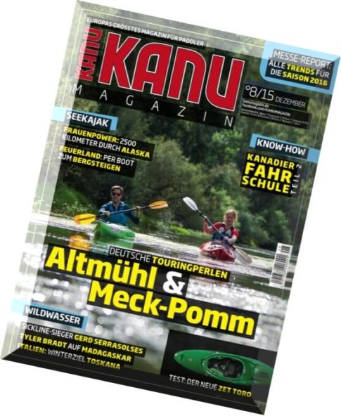 Kanu Magazin — Dezember 2015