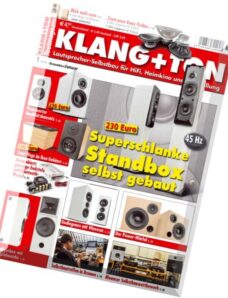 Klang und Ton – Dezember-Januar 2016