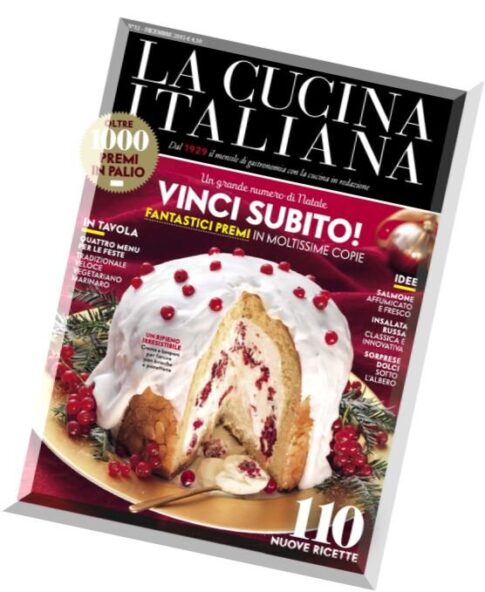 La Cucina Italiana — Dicembre 2015