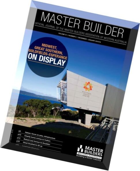 Master Builders Western Australia – December 2015-January 2016