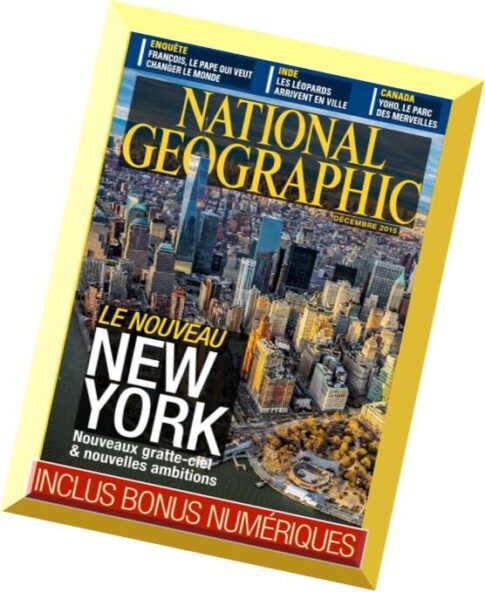 National Geographic France — Decembre 2015