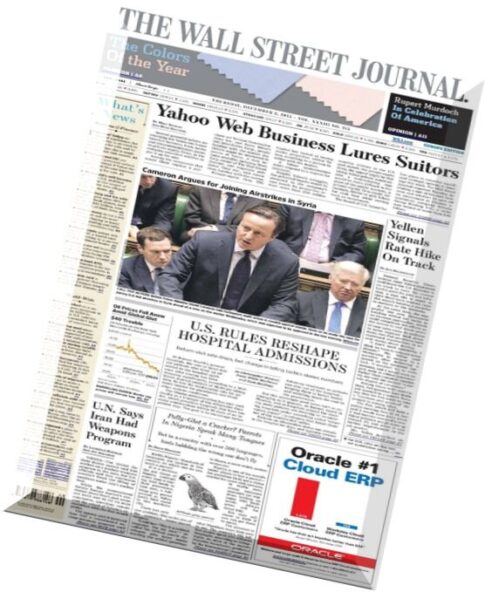 The Wall Street Journal Europe – 3 December 2015
