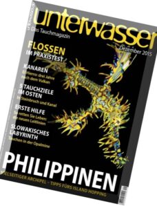 Unterwasser Das Tauchmagazin — Dezember 2015