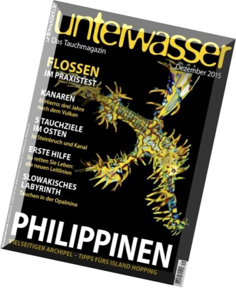 Unterwasser Das Tauchmagazin — Dezember 2015