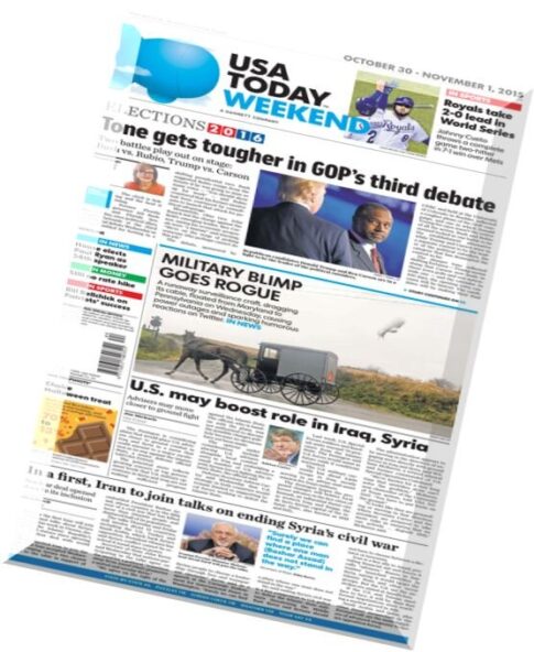 USA Today – 30 October 2015