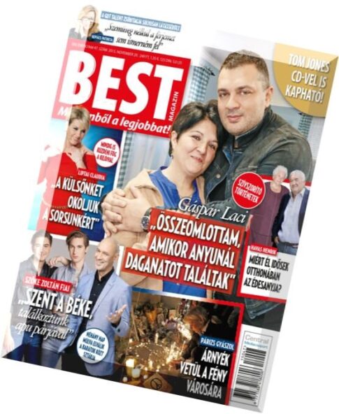 Best Magazin Hungary – 20 November 2015