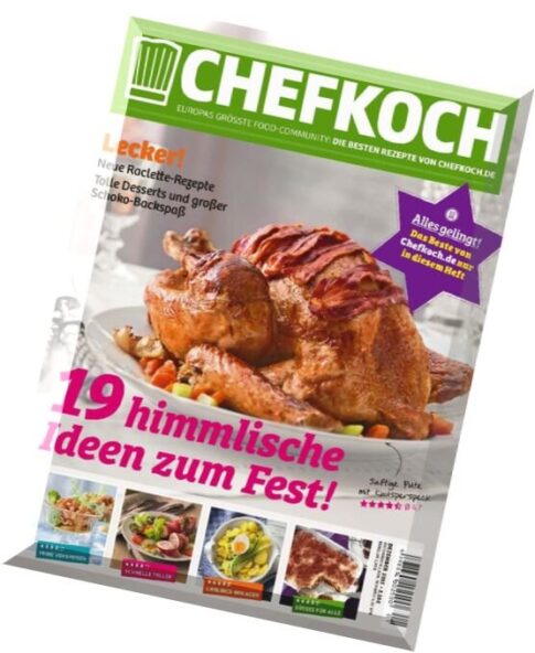 Chefkoch Magazin – Dezember 2015