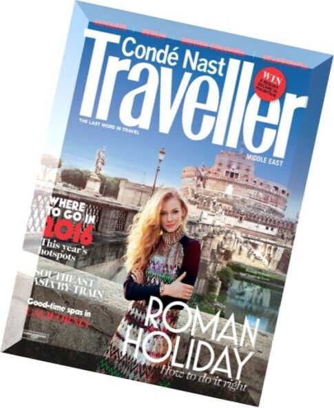 Conde Nast Traveller Middle East — January 2016